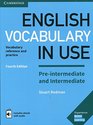 English Vocabulary in Use Preintermediate and Intermediate Book with Answers and Enhanced eBook Vocabulary Reference and Practice
