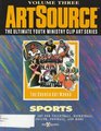 Artsource Sports Easy to Use Clip Art for Volleyball Hockey Baseball Soccer Football and More