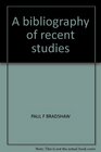 A bibliography of recent studies
