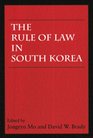 Rule of Law in South Korea