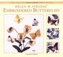 Helen M Stevens' Embroidered Butterflies