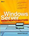 Windows Server Undocumented Solutions  Beyond the Knowledge Base