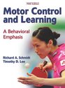 Motor Control and Learning  5th Edition A Behavioral Emphasis