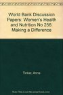 Women's Health and Nutrition Making a Difference