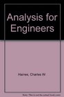 Analysis for Engineers