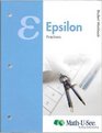 Epsilon Fractions Test Booklet