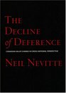 The Decline of Deference Canadian Value Change in Cross National Perspective