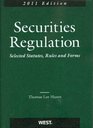 Securities Regulation Selected Statutes Rules and Forms 2011