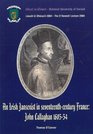 An Irish Jansenist in Seventeenthcentury France John Callaghan 160554