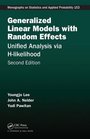 Generalized Linear Models with Random Effects Unified Analysis via Hlikelihood Second Edition