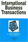 International Business Transactions in a Nutshell Seventh Edition