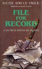 File for Record (Leonidas Witherall Mystery, Bk 6)