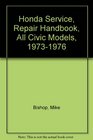 Honda Service Repair Handbook All Civic Models 19731976
