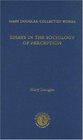 Essays in the Sociology of Perception Mary Douglas Collected Works Volume 8
