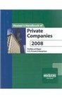 Hoover's Handbook of Private Companies 2008