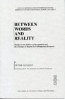 Between Words and Reality Studies on the Politics of Recognition  and Regime Changes in Contemporary Romania