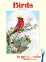 Birds to Paint or Color (Dover Pictorial Archive)