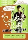 Mental Floss Cocktail Party Cheat Sheets