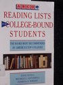 Reading lists for collegebound students