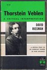 Thorstein Veblen A critical interpretation