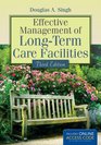 Effective Management Of LongTerm Care Facilities