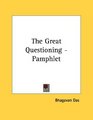 The Great Questioning  Pamphlet