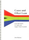 Cause and Effect Lean Lean Operations Six Sigma and Supply Chain Essentials