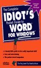 The Complete Idiot's Pocket Guide to Word for Windows