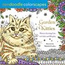 Zendoodle Colorscapes Garden Kitties FlowerLoving Cats to Color and Display