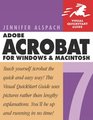 Adobe Acrobat 7 for Windows and Macintosh  Visual QuickStart Guide