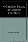 A Concise Survey of German Literature