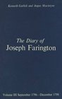 The Diary of Joseph Farington Volume 3 September 1796December 1798 Volume 4 January 1799July 1801