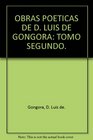 Obras poeticas de d Luis de Gongora