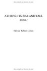 Athens Its Rise and Fall Book I