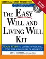 Easy Will and Living Will Kit A Simple Plan Everyone Should Have