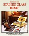 Patterns for Stained Glass Boxes