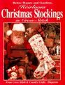 Heirloom Christmas Stockings in Cross-Stitch: From Cross Stitch  Country Crafts Magazine