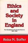 Ethics and Society in England The Revolution in Social Sciences 18701914