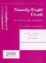 78 Duets for Flute and Clarinet Volume 1  Easy to Medium