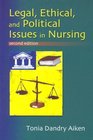 Legal Ethical and Political Issues in Nursing