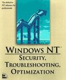 Windows Nt Server 4 Security Troubleshooting and Optimization