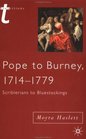 Pope to Burney 17141779 Scriblerians to Bluestockings