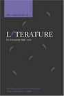 The Essentials of Literature in English pre1914