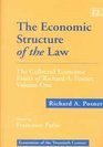 The Economic Structure of the Law The Collected Economic Essays of Richard A Posner Volume One