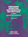 Designing Effective Mathematics Instruction A Direct Instruction Math