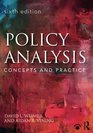 Policy Analysis Concepts and Practice