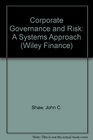 Corporate Governance and Risk A Systems Approach
