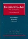 Constitutional Law Cases and Materials 13th 2009 Supplement