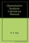 Quantitative Analysis Laboratory Manual
