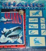 SHARKS BOOK AND STAMP KIT
